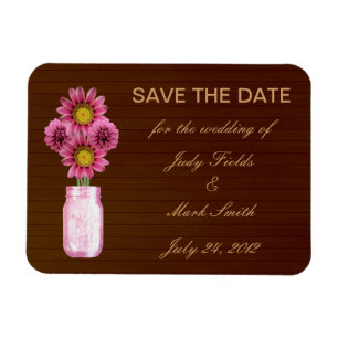 Land Rustic Rosa Mason Burk Spara datum magneter