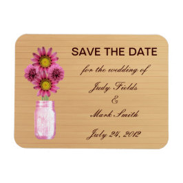Land Rustic Rosa Mason Burk Spara datum magneter