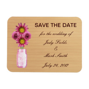 Land Rustic Rosa Mason Burk Spara datum magneter