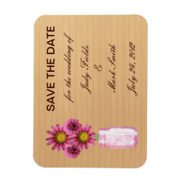 Land Rustic Rosa Mason Burk Spara datum magneter