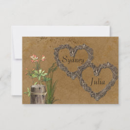 Land Rustic Vine Hearts OSA Kort