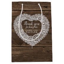 Land, rustiskt trä och snöre bröllopsväska