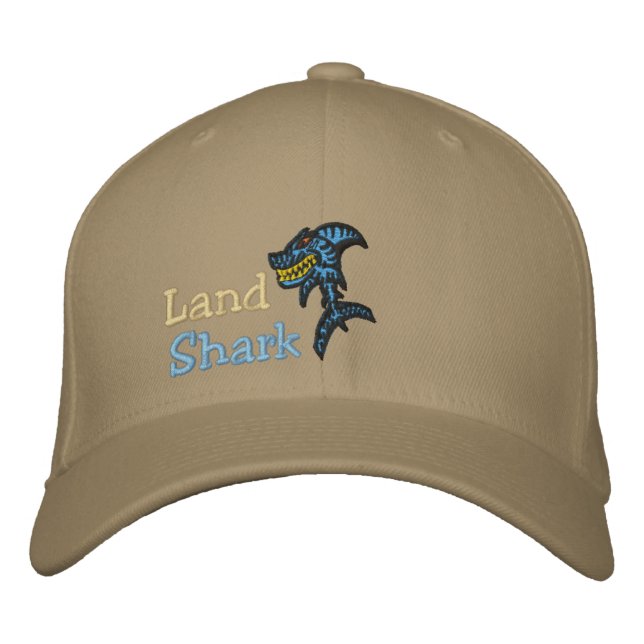 Land Shark Broderad Keps (Framsida)