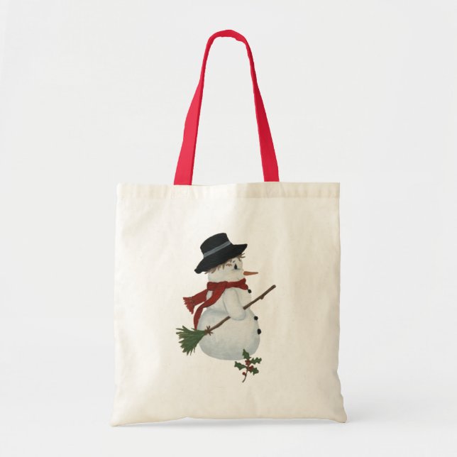 Land Snögubbe Tote Bag Tygkasse (Framsidan)