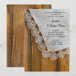 Land Snöre Junior / Senior Prom Inbjudningar