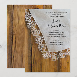 Land Snöre Junior / Senior Prom Inbjudningar
