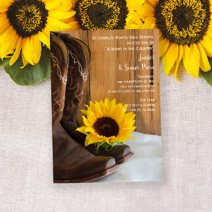 Land Solros Junior / Senior Prom Inbjudningar