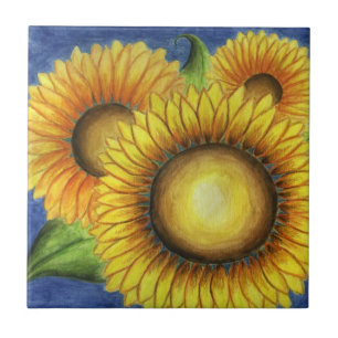Land Solros Kitchen Trivet Tile Gift Kakelplatta