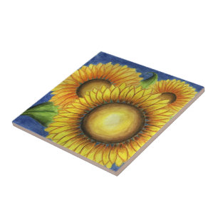 Land Solros Kitchen Trivet Tile Gift Kakelplatta
