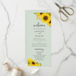 Land Solros Mint-Bröllopsprogram Program