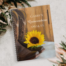 Land Solros Westerna Quinceañera Guest Bok