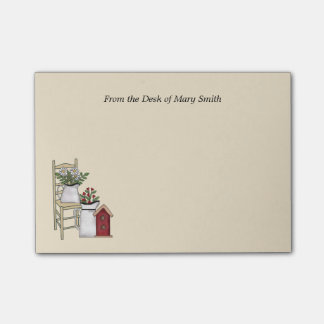 Land som stolen postar det, noterar post-it block