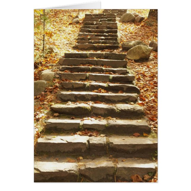 Land Stairway Hälsningskort (Framsidan)