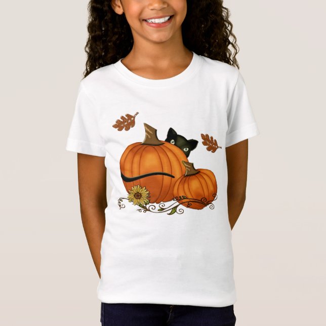 Land Stil Halloween T-shirt (Framsida)