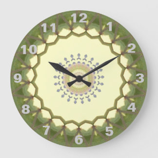 Land stil Kaleidoscope Clock Stor Klocka