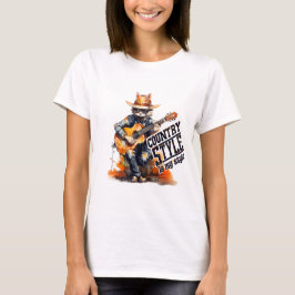Land Stil Kattunge T Shirt