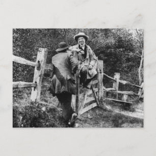 Land Stile ~ Vintage 1859 Daguerre Photo Vykort