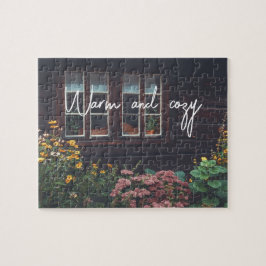 Land stuga med trädgårdsodling pussel