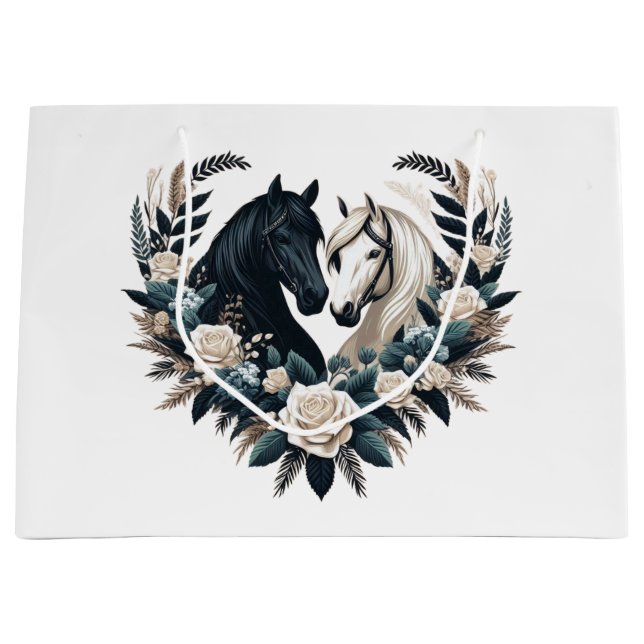 Land Svarta och vita hästar i Kärlek (Framsidan)