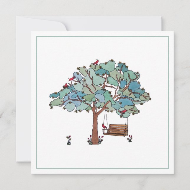 Land Swing and Redbird Ny adress Meddelande (Framsida)