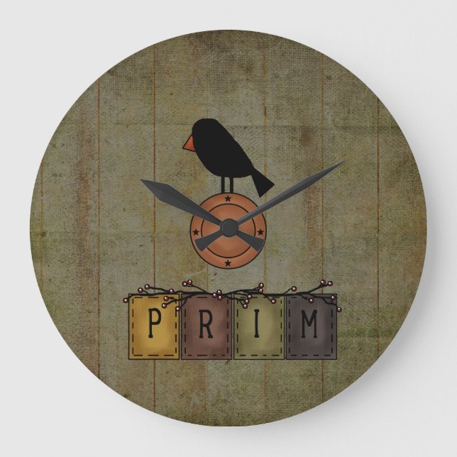 land tar tid på stor klocka (Framsida)