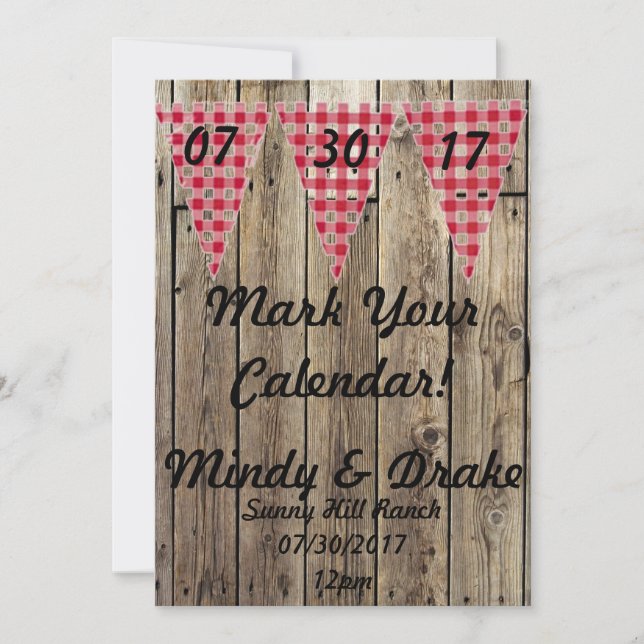 Land Tematisk Markera Din Kalender Meddelande (Framsida)