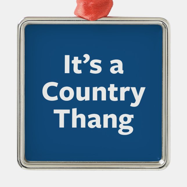 Land Thang Julgransprydnad Metall (Framsidan)