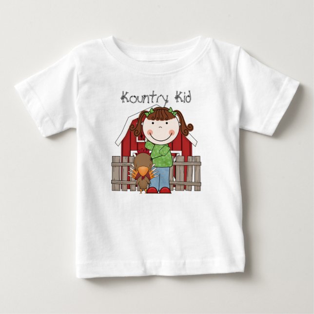 Land Theme Kcountry Kid, Barn T-Shirt (Framsida)