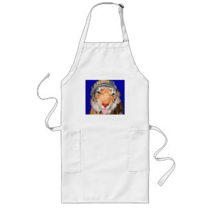 Land Tiger Apron Långt Förkläde
