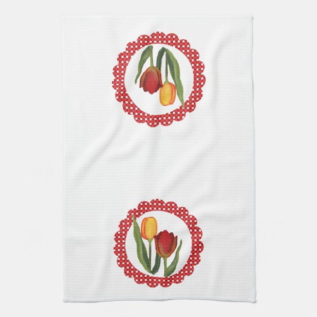 Land Tulips Kitchen Towel Kökshandduk (Vertikal)
