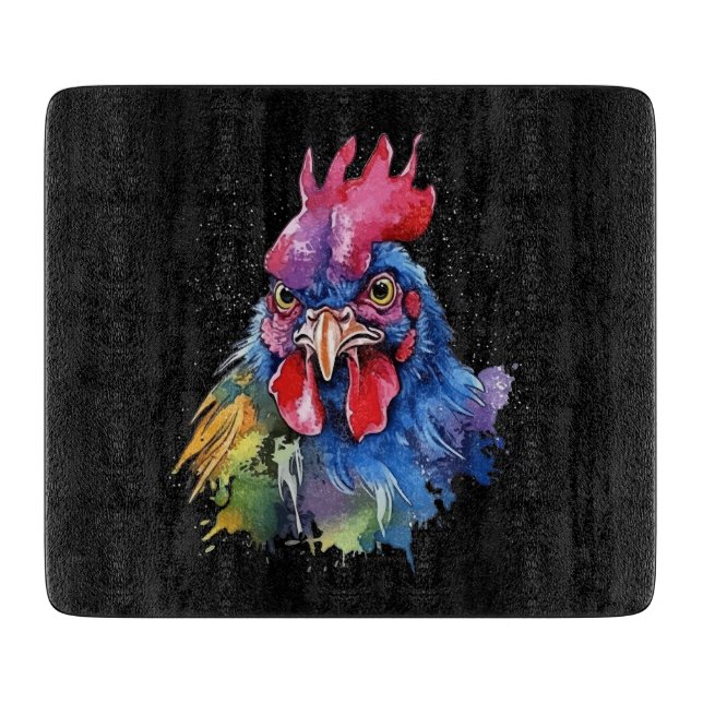 Land Tupp Chicken Watercolor Stil (Framsidan)