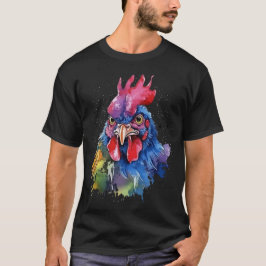 Land Tupp Chicken Watercolor Stil T Shirt