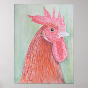 Land Tupp Watercolor Poster