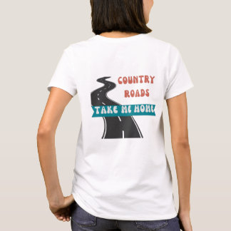 Land-vägar för mig hem t shirt