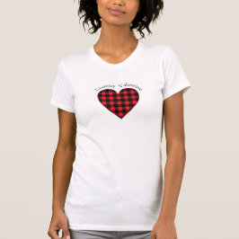 Land Valentine Buffalo Check Heart Play T Shirt