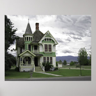 Land Victorian - Hamilton Montana Poster