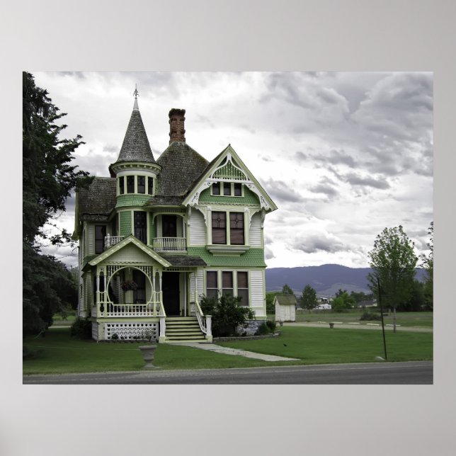 Land Victorian - Hamilton Montana Poster (Framsidan)