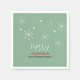 Land Village Snö White jul Pappersservett