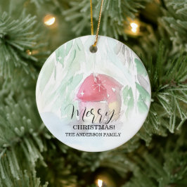 Land Village White jul Julgransprydnad Keramik