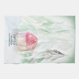 Land Village White jul Kökshandduk