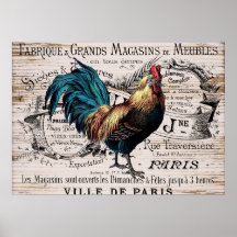 Land Vintage tupp Nostalgic poster