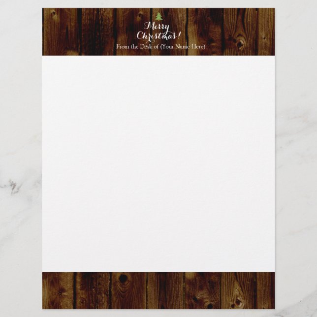 Land Vintage Wood God jul (Framsida)