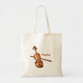 Land Violin Tote Bag Tygkasse