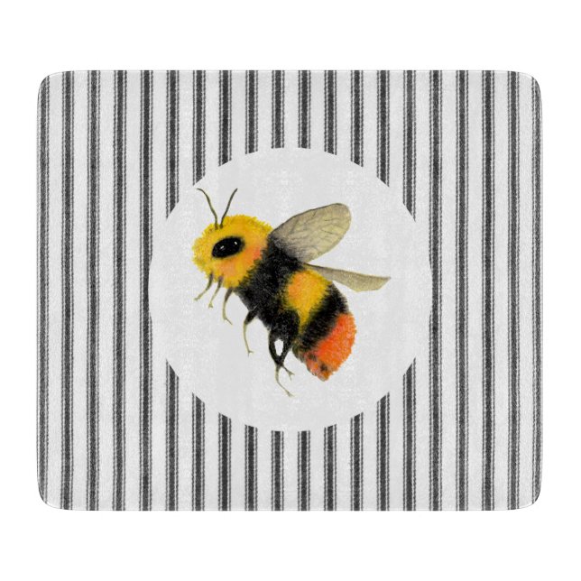 Land Watercolor Bee Clearboard (Framsidan)