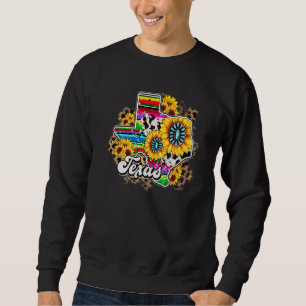 Land Western Cactus SunblomTexas Apparel Wom Lång Ärmad Tröja