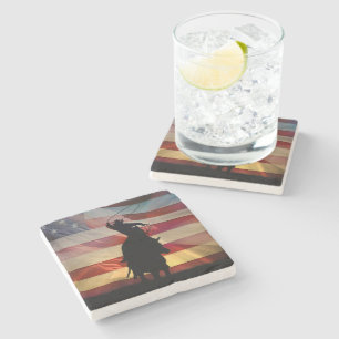 Land Western Cowboy Drink Stenunderlägg