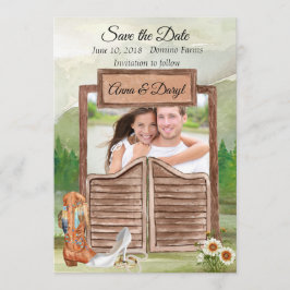 Land Western Cowboyfotospara datum Spara Datumet