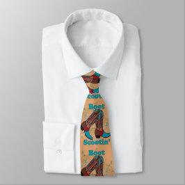 Land Western Line Dance Boot Scootin'Necktie Slips