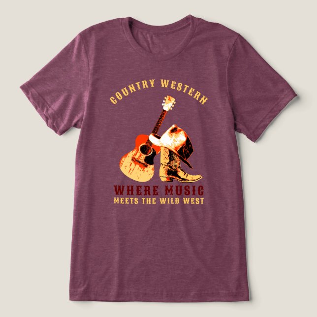 Land Western T Shirt (Design Framsida)