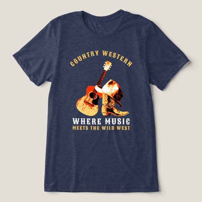 Land Western T Shirt (Design Framsida)